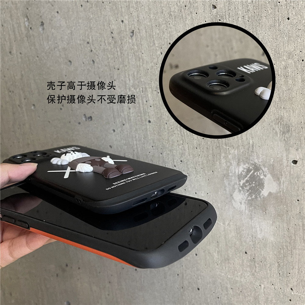 Fashion 3D Cartoon KAWS Silicon Case For iPhone 12pro max 12mini 11Pro Max XS Max XR SE 2020 7 8 Plus Back Cover | BigBuy360 - bigbuy360.vn