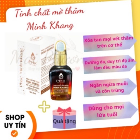 Tinh chất Xóa thâm Minh Khang Xoá mờ thâm sẹo thâm mắt, thâm môi, thâm nách, thâm mụn, thâm sẹo lâu năm