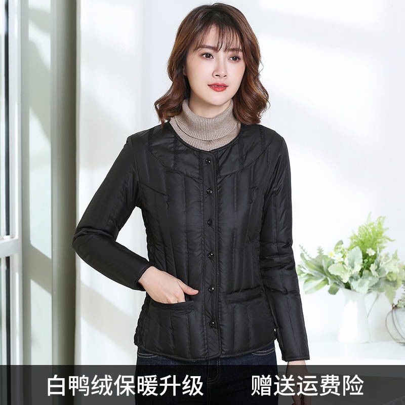 Áo Khoác Phao Dáng Ngắn Siêu Nhẹ Thời Trang Thu Đông Cho Nữ