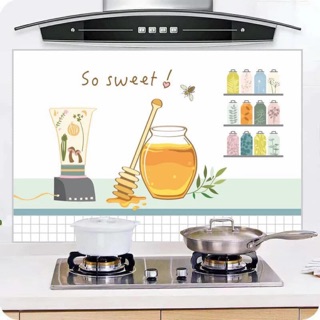 Set 4 miếng dán bếp chắn dầu mỡ