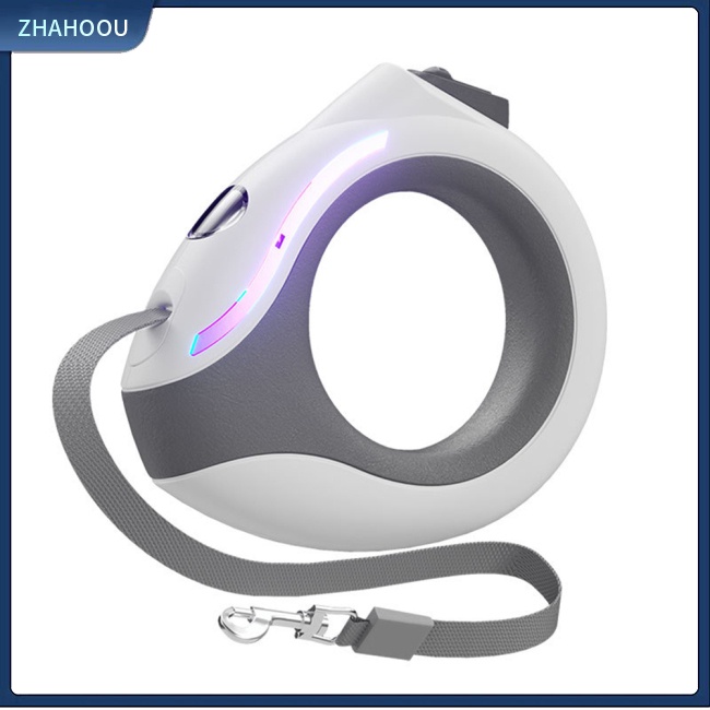 ☃Nhà☃ Dây Dắt Thú Cưng Đi Dạo Có Đèn Sạc Loại c Tự Động Thu Gọn Tiện Dụng
