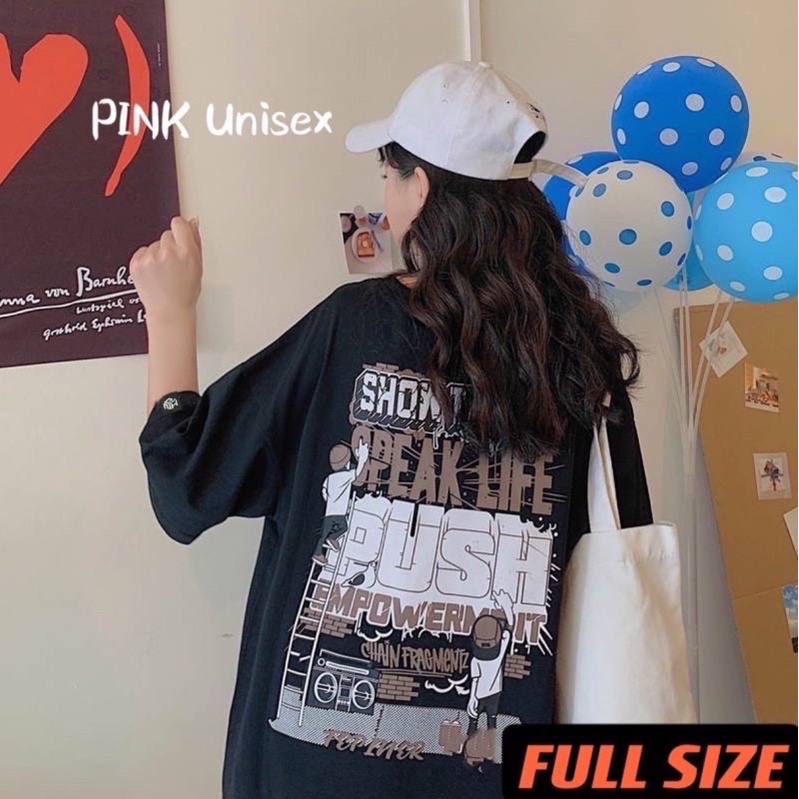 Áo thun nam nữ form rộng IOPJUH65 Nunshopzx, áo phông unisex tay lỡ basic siêu cool