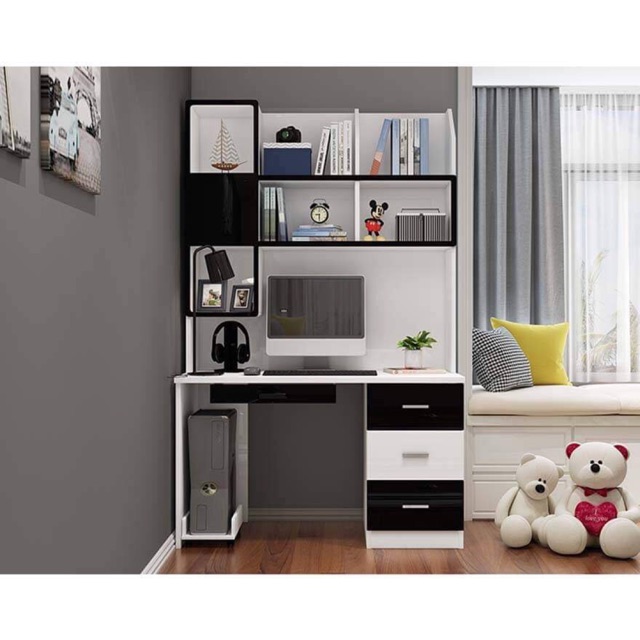 Bàn kệ vi tính kệ cpu kèm tủ