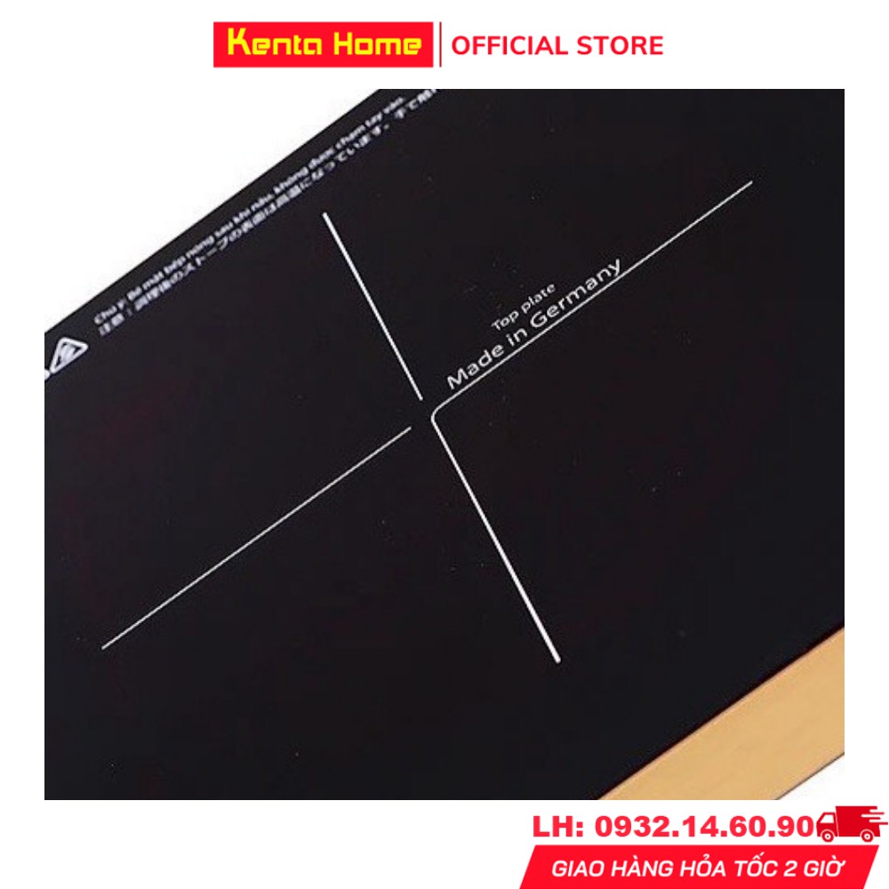 Bếp hồng ngoại chính hãng Ladomax HA-666 công suất 2200W không kén nồi điều khiển cảm ứng, khung thép không gỉ chắc chắn