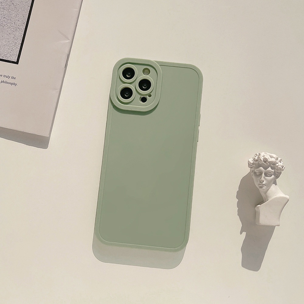 Ốp lưng iphone silicon trơn màu sắc đơn giản Iphone 7 8 Plus SE X XS XS Max 11 12 13 14 15 Pro Max Plus
