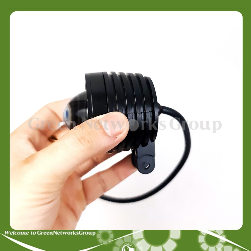 Đèn trợ sáng xe máy L1 cầu lồi ngắn Cos Trắng Pha Vàng Greennetworks