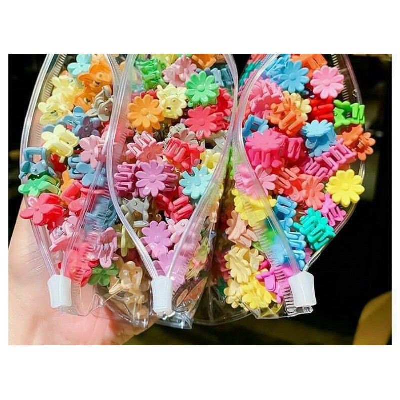 hộp kẹp tóc 50 chi tiết cho bé