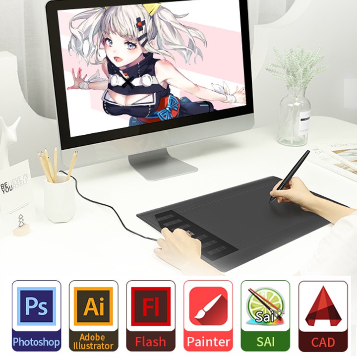 Bảng Vẽ Điện Tử GAOMON 1060PRO 2023 - 10x6 inch