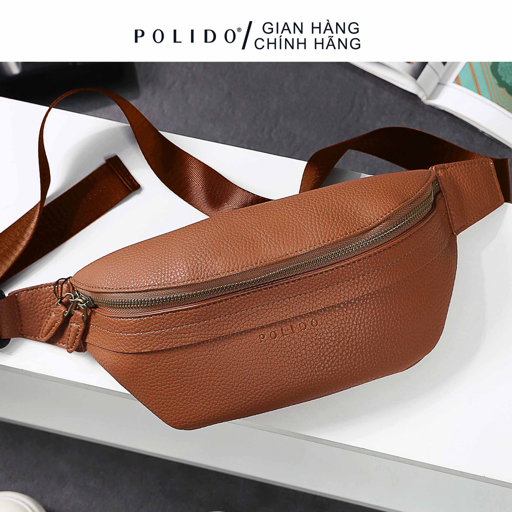 Túi Đeo Chéo Nam POLIDO Pouch Bag Chất Liệu Da Tinh Tế, Phong Cách Thời Thượng