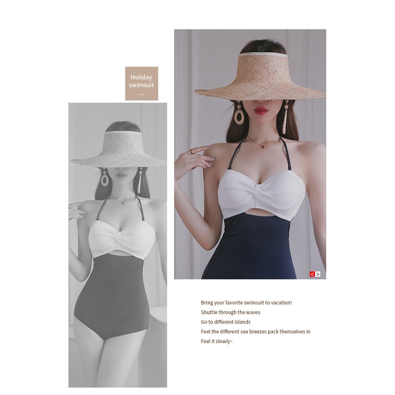 Bộ Đồ Bơi Hai Dây Che Bụng Ôm Dáng Phong Cách Nhật Bản Cổ Điển Quyến Rũ Thời Trang Đi Biển Cho Nữ