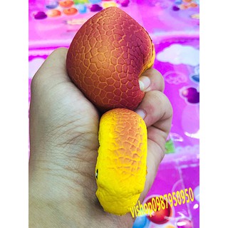 SQUISHY KHỦNG LONG VÀNG CỔ DÀI