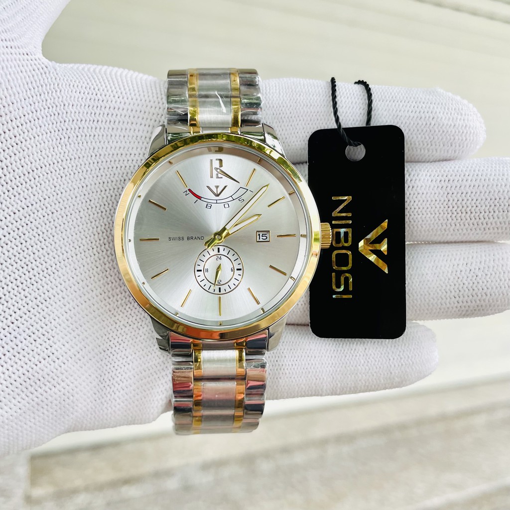 Đồng hồ nam chính hãng - ĐỒNG HỒ NAM NIBOSI SIÊU MỎNG DÂY VỎ INOX NGUYÊN KHỐI HÀNG HÃNG FULL BOX | BigBuy360 - bigbuy360.vn