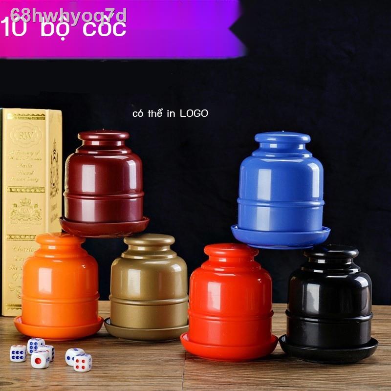 68hwhyoq7dXúc xắc xúc cốc quán bar hộp đêm KTV cung cấp phích cắm rây màu lắc bộ gửi 10 viên