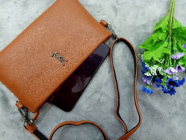 Túi xách da bò thật nữ đeo chéo