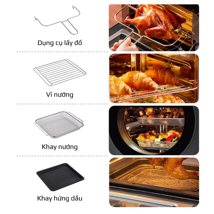 Nồi Chiên Không Dầu OLIVO AF15 Thương Hiệu Mỹ, 16 Chức Năng, Dung Tích 15L, Công Suất 2000W - Hàng Chính Hãng