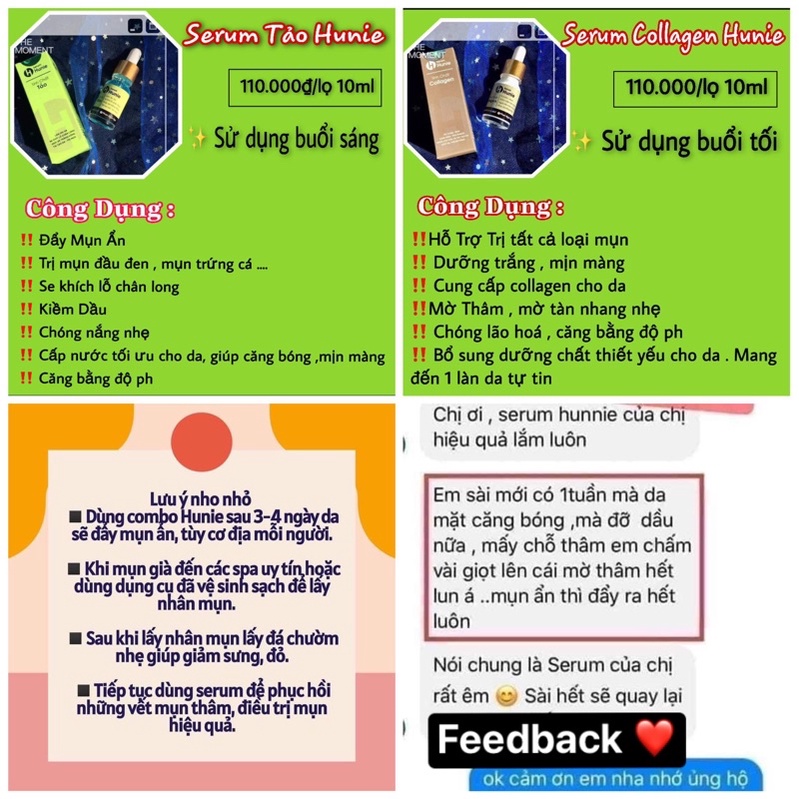 🌸SERUM HUNIE DƯỠNG DA SÁNG VÀ TỐI 🍓🐝 ‼️[ CAM KẾT CHÍNH HÃNG ] 𝐅𝐑𝐄𝐄𝐒𝐇𝐈𝐏 | BigBuy360 - bigbuy360.vn