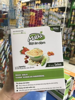 BỘT, CHÁO ĂN DẶM MABU 400g