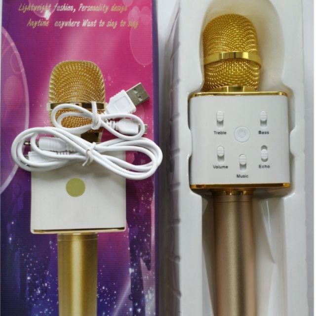 Mic hát karaoke blutoot Q7