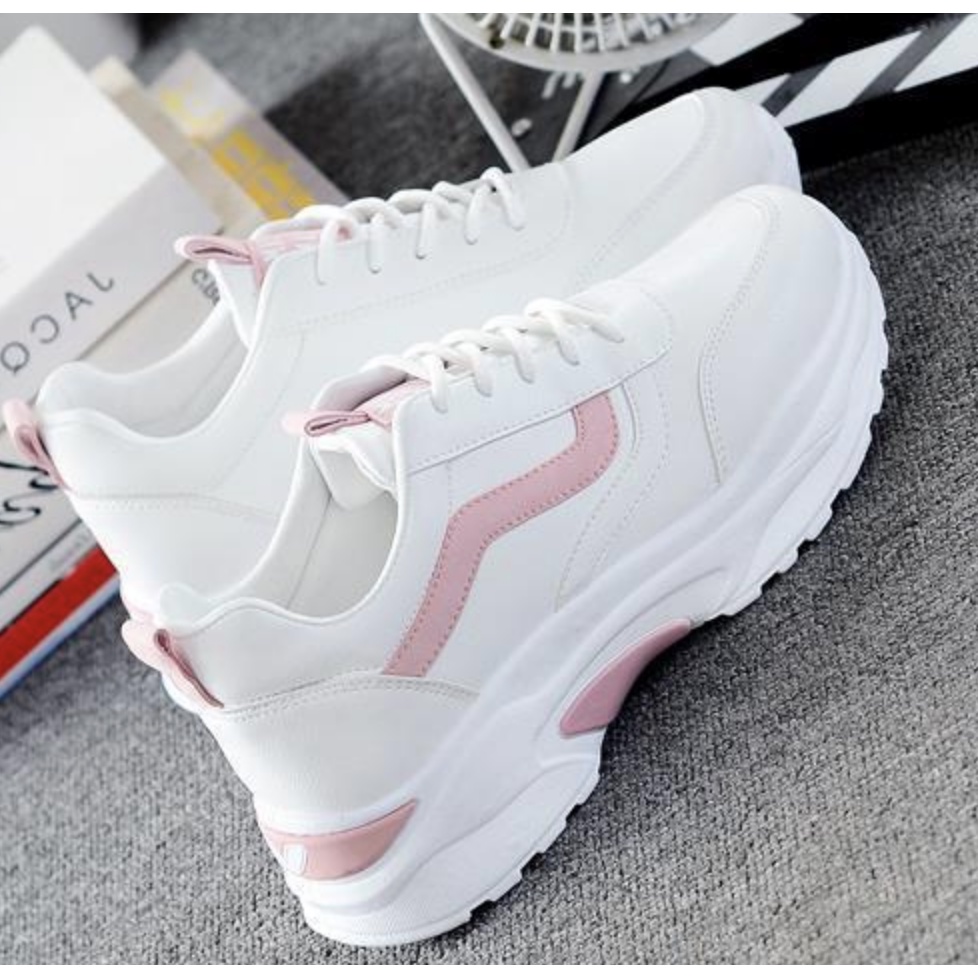 Hỗ trợ giao hàng nhanh_Giày the thao Sneaker Ulzzang phối đơn giãn GT0403 - GOLDSNEAKER
