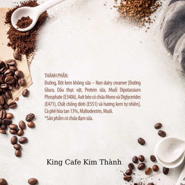 Cà phê hòa tan KING COFFEE 3IN1-Túi 88 gói x16g (1,4kg) | BigBuy360 - bigbuy360.vn