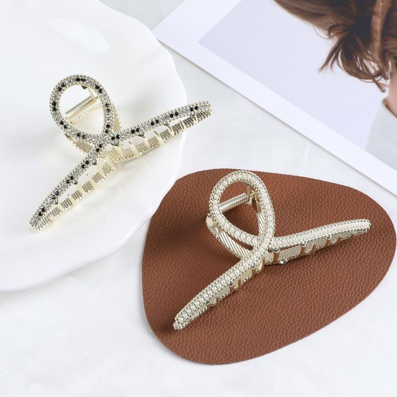 Kẹp Tóc Kim Loại Đính Ngọc Trai Nhân Tạo Thời Trang