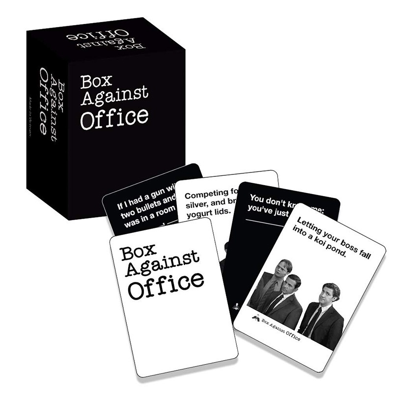 Box Against Office Trò Chơi Trên Bàn Cờ Chơi Bài Cards Games Board Game Funny Famliy Party Game for College Camping Các Loại Cờ Bua Tiec Tro Choi