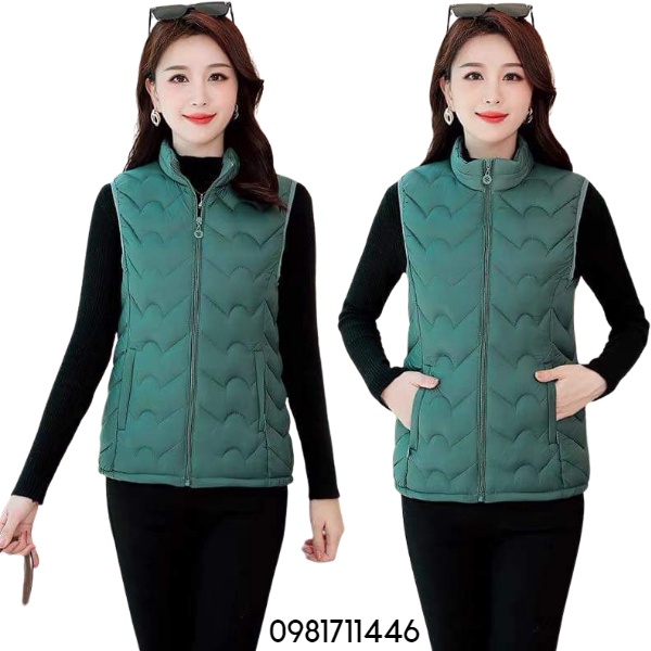 Áo Phao Gile Nữ Trung Niên, Áo Khoác Nữ Trung Tuổi Cao Cấp Cho Bà Cho Mẹ