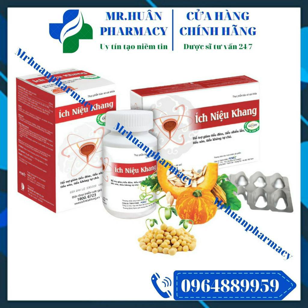 Ích Niệu Khang - Hỗ trợ tiểu đêm, tiểu nhiều lần, tiểu són, tiểu không tự chủ