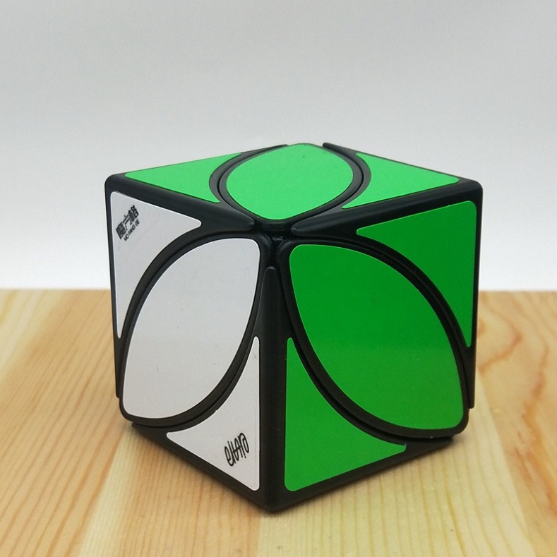 Rubik Biến Thể QiYi Hình Lá Phong Ivy Cube Rubic Biến Thể Viền Đen