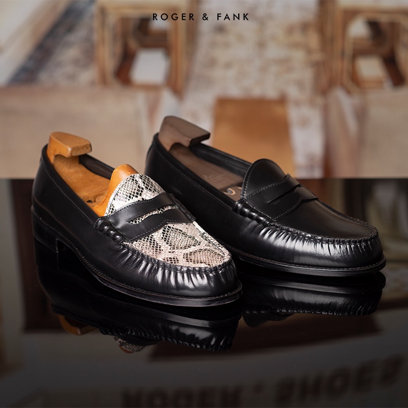 Giày da cao cấp penny loafer ROGER X FANK