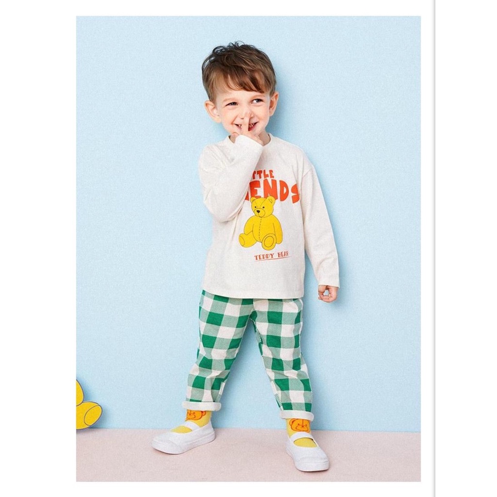 Bộ thun bé trai Little friends Hej. HA3450