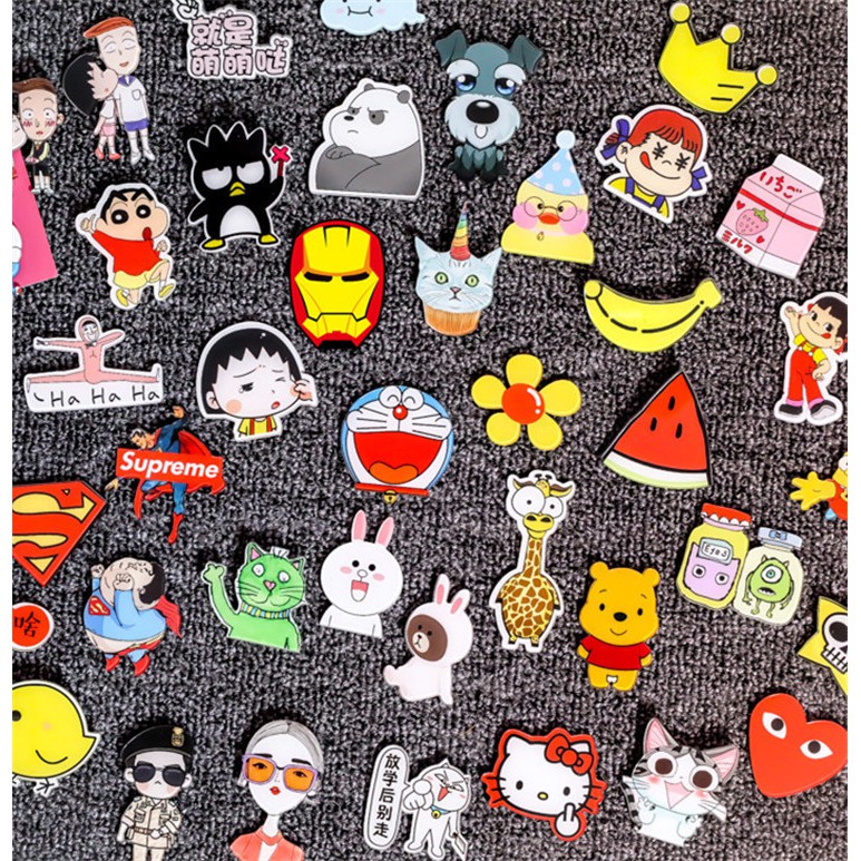 Huy Hiệu Pin Cài Áo Cài Balo Xinh Xắn - Sticker Gài Hộp Bút Hình Gấu Cute AMKO HH14