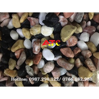 Đá sỏi màu trang trí (túi 2kg)