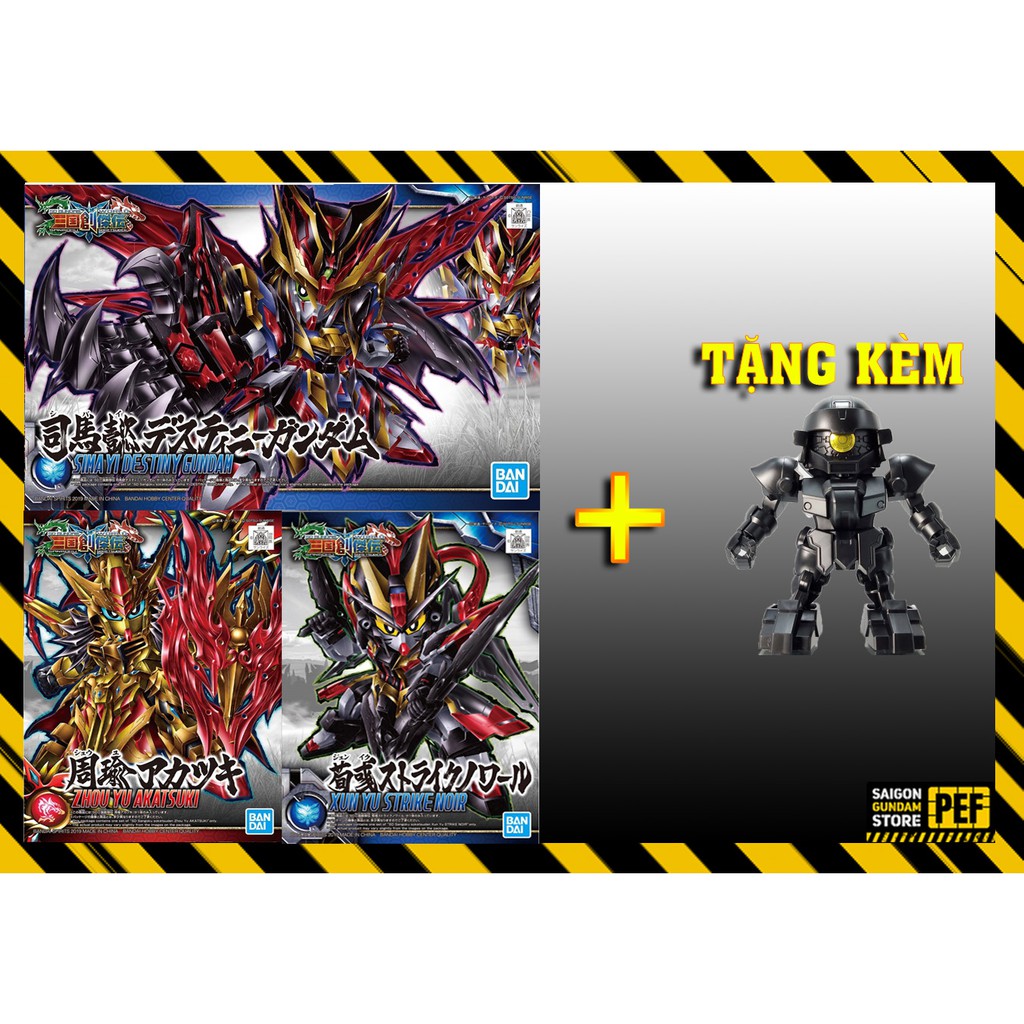 MÔ HÌNH LẮP RÁP BANDAI SD TAM QUỐC TƯ MÃ Ý - TUÂN ÚC - CHU DU