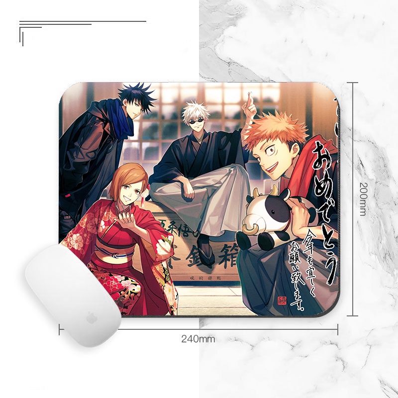 Miếng di chuột in hình CHÚ THUẬT HỒI CHIẾN miếng lót chuột miếng để chuột JUJUTSU KAISEN anime chibi