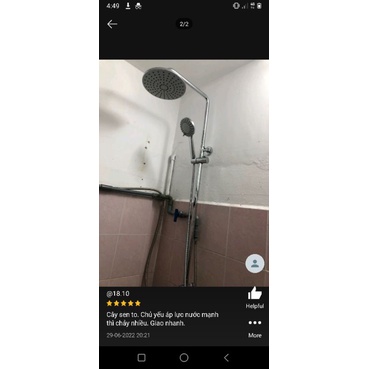 Sen cây cho máy nước nóng trực tiếp - inox 304 Hàng Cao Cấp