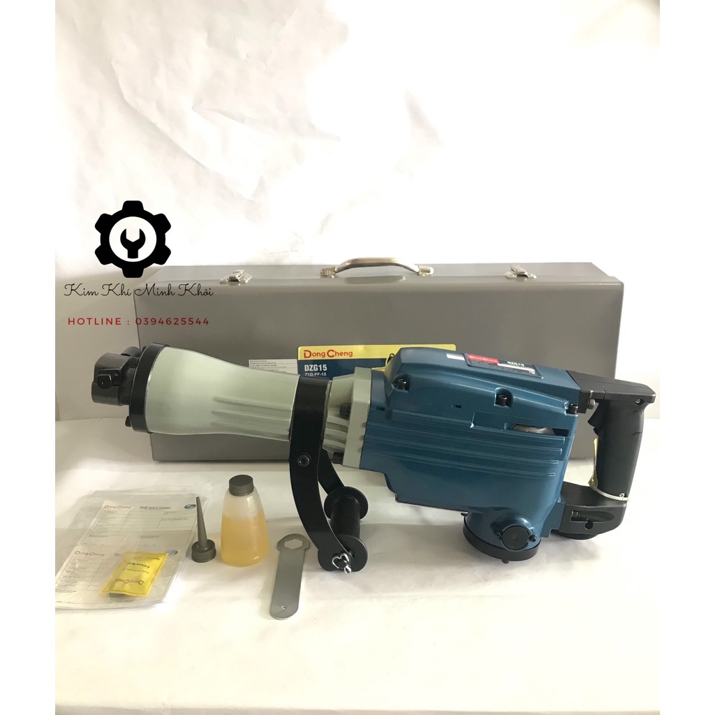 [Chính Hãng] Máy đục bê tông DongCheng DZG15 1240W| Máy chuyên đục phá bê tông (Cam kết lõi đồng 100%)