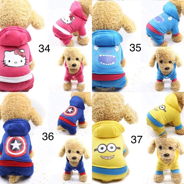 Áo Nỉ 4 chân hình thú