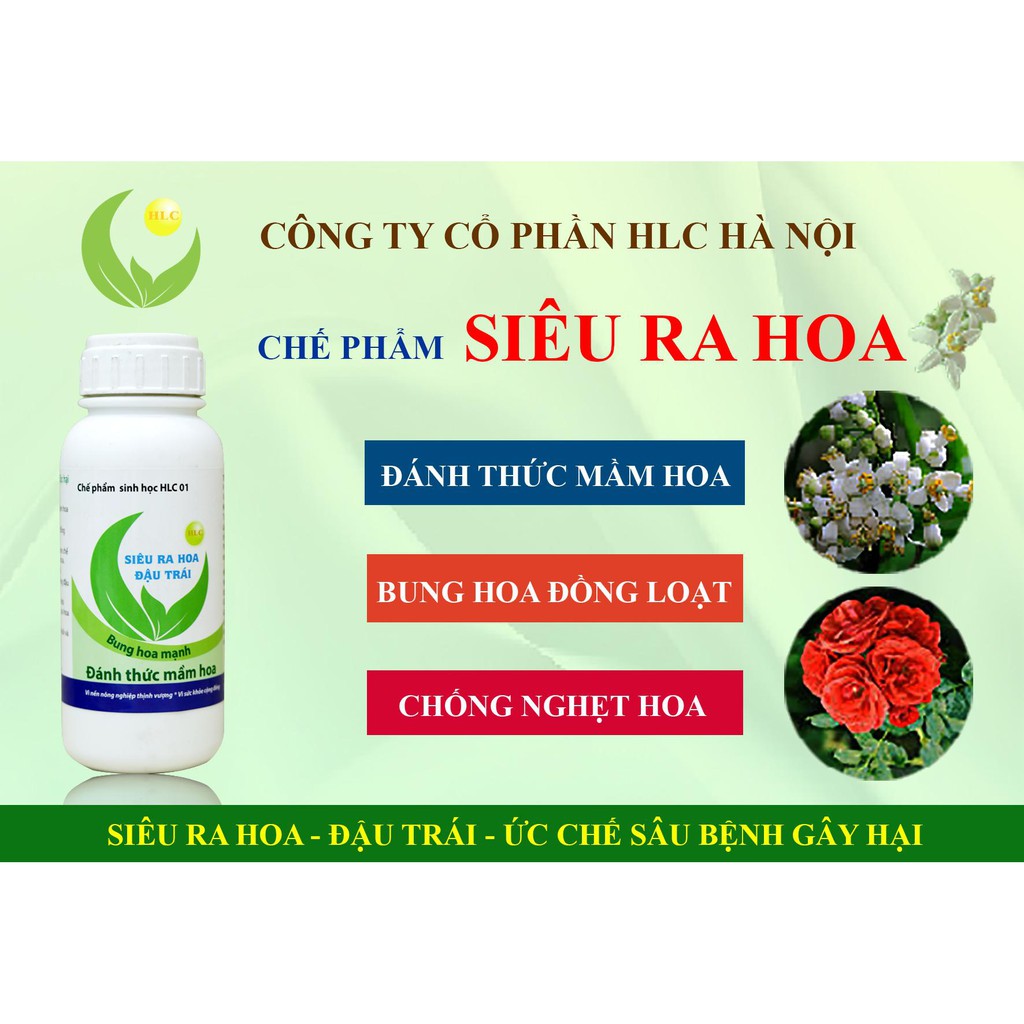 CHẾ PHẨM SINH HỌC SIÊU RA HOA HLC 500ml hàng chính hãng công ty