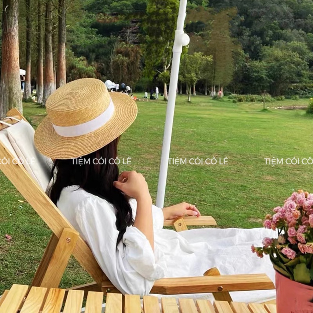 Nón cói gaucho đi biển siêu sang chảnh hàng loại 1 - Tiệm Cói Cô Lê