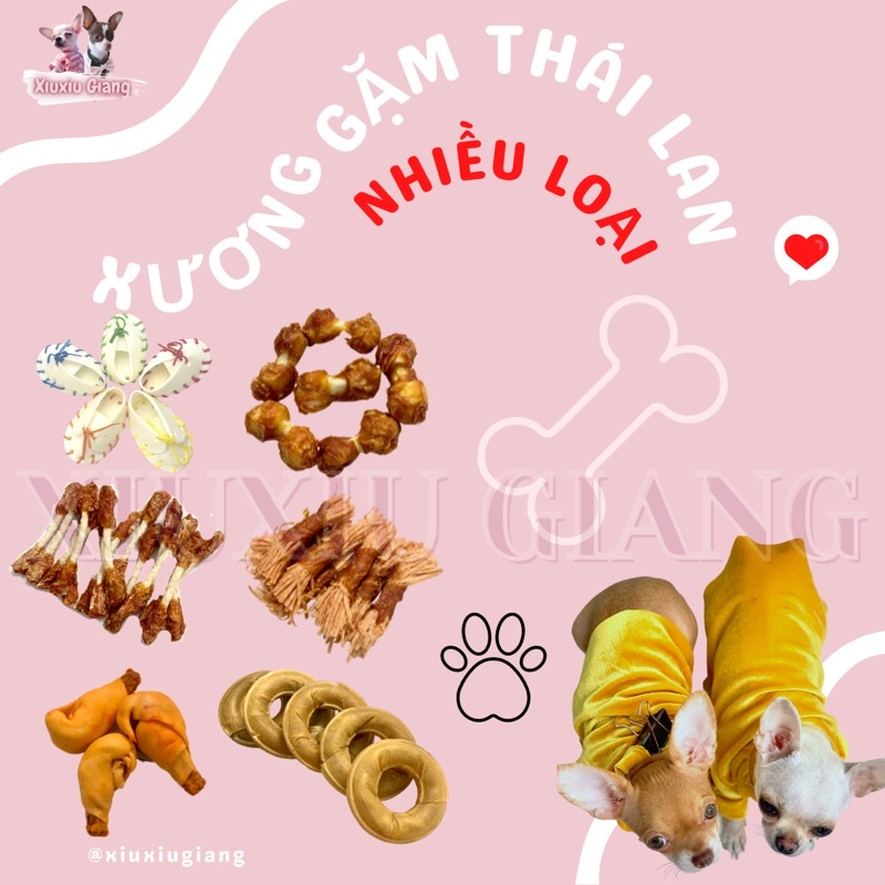 [HOT] Xương Gặm Thái Lan Thơm Ngon, Nguyên Liệu 100% Tự Nhiên - Xiuxiu Giang