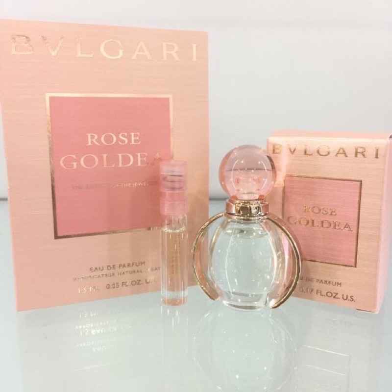 Nước hoa mini BVLGARI Rose Goldea vial 1.5ml