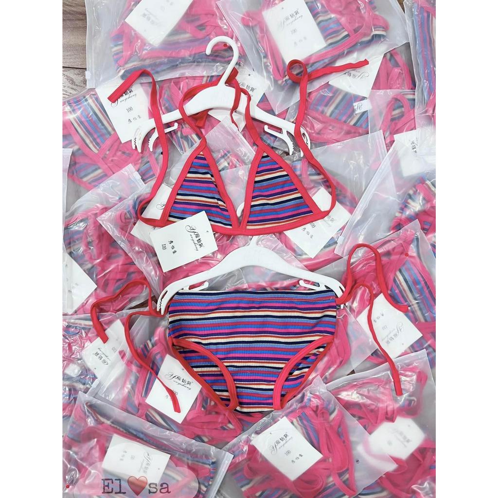 Bikini cho bé gái - Bikini Thổ Cẩm đi bơi đi biển xinh xắn cho bé từ 1-8 Tuổi