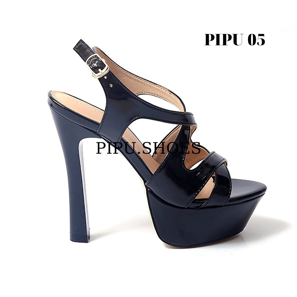 Giày cao gót đế đúp 12cm & 13cm, sandal cao gót nữ trên 10cm catwalk hoa hậu