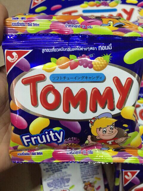 Kẹo Dẻo Trái Cây Tommy Thái Lan Gói 20g