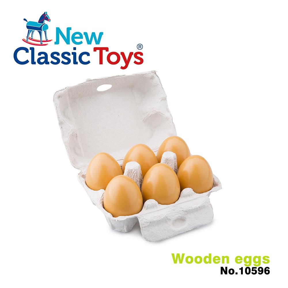 Bộ đồ chơi hộp đựng trứng gà hộp 6 quả, Hãng New Classic Toy 10596 đồ chơi phát triển kỹ năng