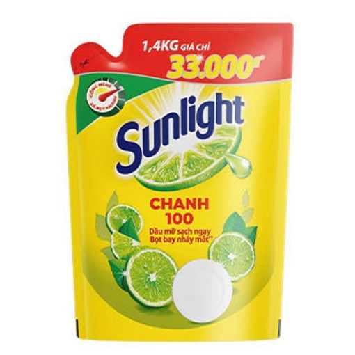 Nước rửa chén Sunlight Chanh Túi 1.4kg