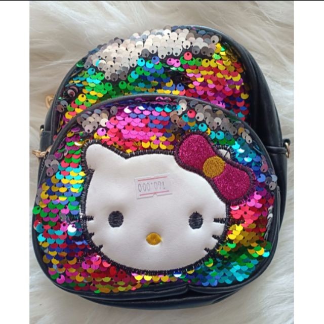 Ba lô hello kitty kết cườm 7 màu