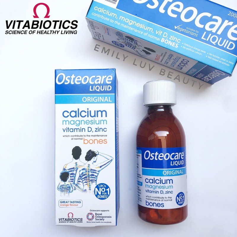 Canxi dạng nước Osteocare UK 200ml