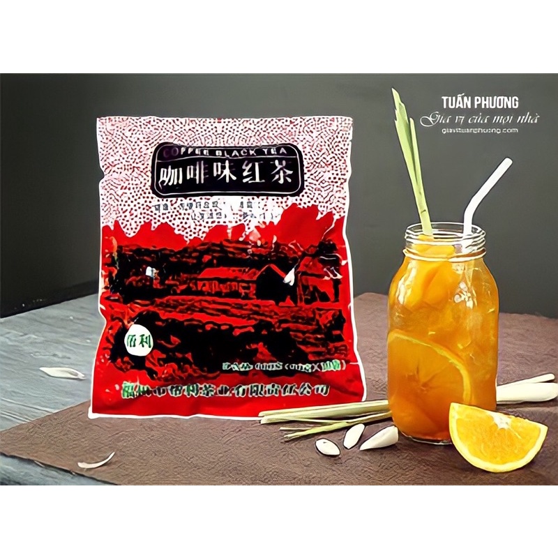 Hồng trà cà phê (coffee back tea) pha trà sữa